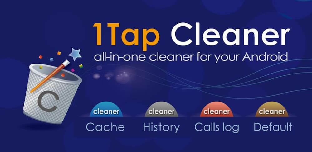 Cover Image of 1Tap Cleaner Pro v4.61 MOD APK (Premium Unlocked)