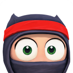 Cover Image of Clumsy Ninja v1.33.2 MOD APK (Unlimited Money)