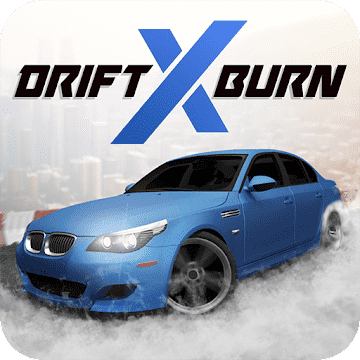 Cover Image of Drift X BURN v2.6 MOD APK (Unlimited Money) Download for Android