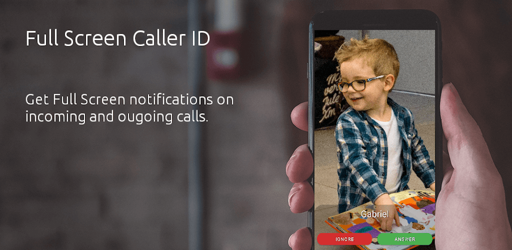 Cover Image of Full Screen Caller ID v16.2.9 MOD APK (Premium Unlocked)