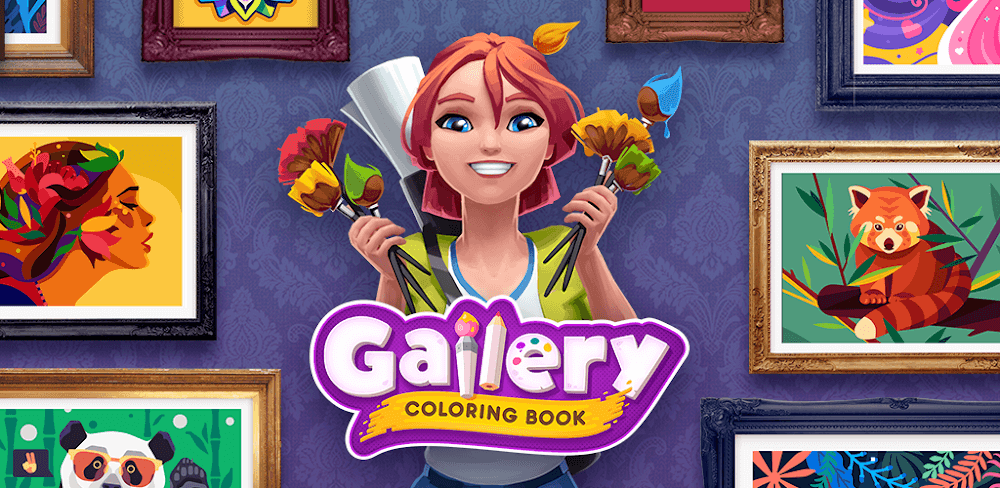 Cover Image of Gallery: Coloring Book & Decor v0.394 MOD APK (Unlimited Money)