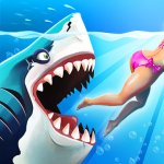 Cover Image of Hungry Shark World v6.1.6 MOD APK (Unlimited Money)