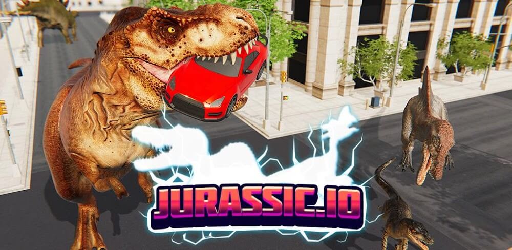 Cover Image of Jurassic.io v1.07 MOD APK (Unlock All Skins, Unlimited Money)