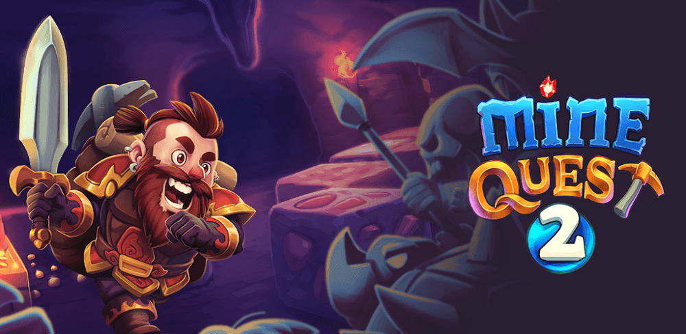 Cover Image of Mine Quest 2 v2.2.35 MOD APK (Unlimited Money)