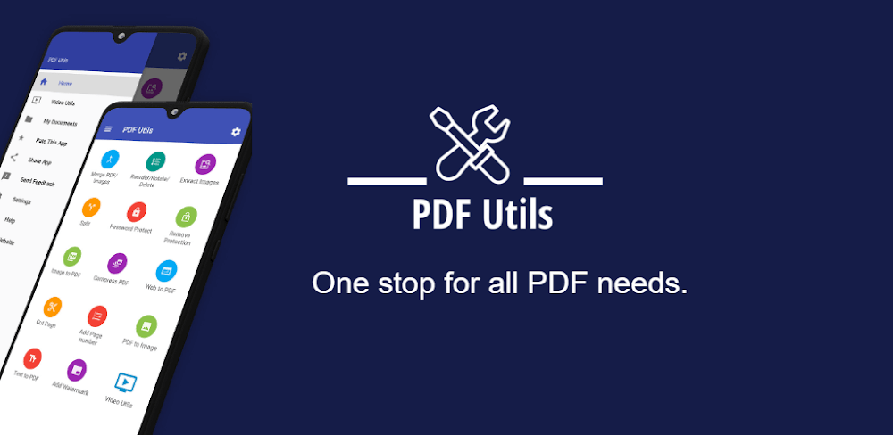 Cover Image of PDF Utils v15.0 MOD APK (Premium Unlocked)