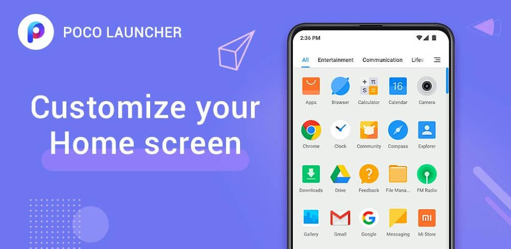 Cover Image of POCO Launcher 2.0 v4.39.5.5856 MOD APK (Patched/Optimized)