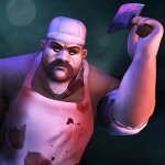 Cover Image of Scary Butcher 3D v3.0 MOD APK (Dumb Enemies)