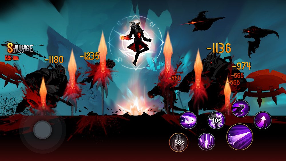 Shadow Knight: Ninja Game War MOD immortality/no skill cooldown 3.24.147 APK  download free for android