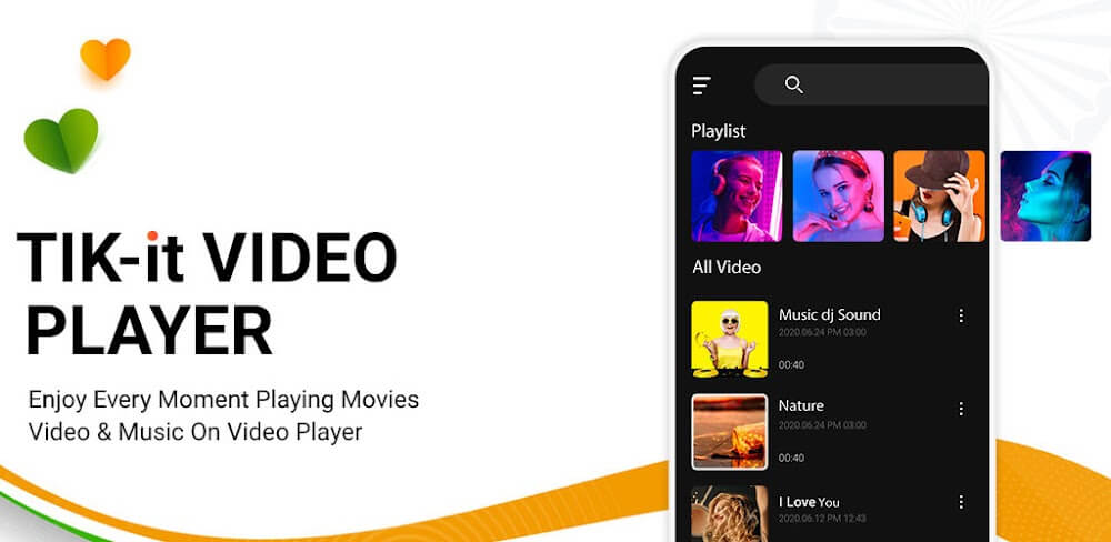 Cover Image of Tik-Tik Video Player v2.27 MOD APK (Premium Unlocked)