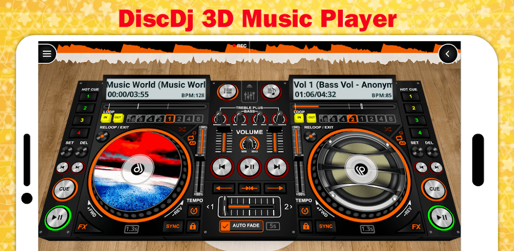 Cover Image of iscDj 3D Music Player vv11.0.3s MOD APK (Premium Unlocked)